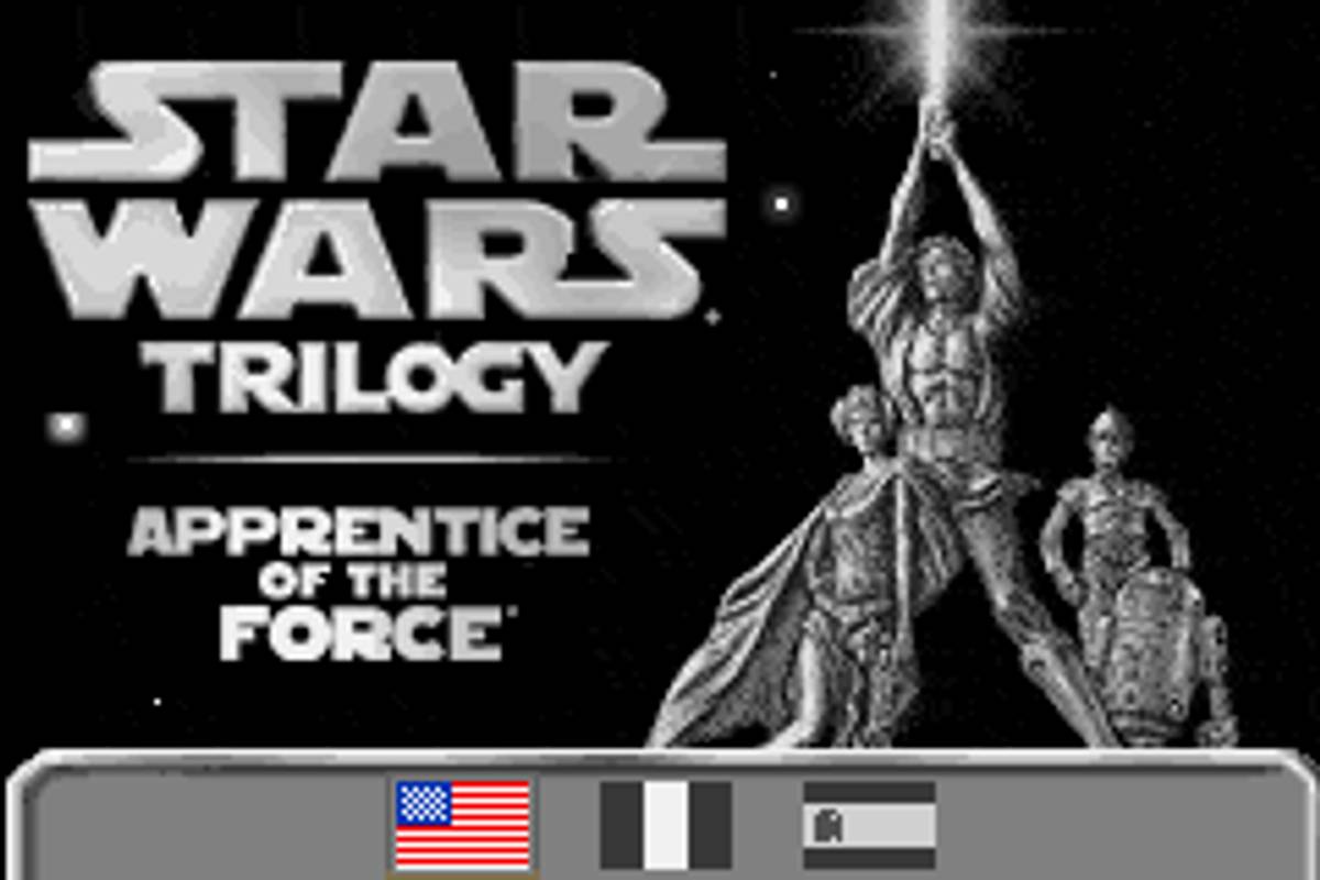 Star Wars Trilogy: Apprentice of the Force ROM - GBA screenshot 1