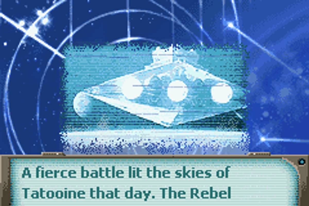 Star Wars Trilogy: Apprentice of the Force ROM - GBA screenshot 3