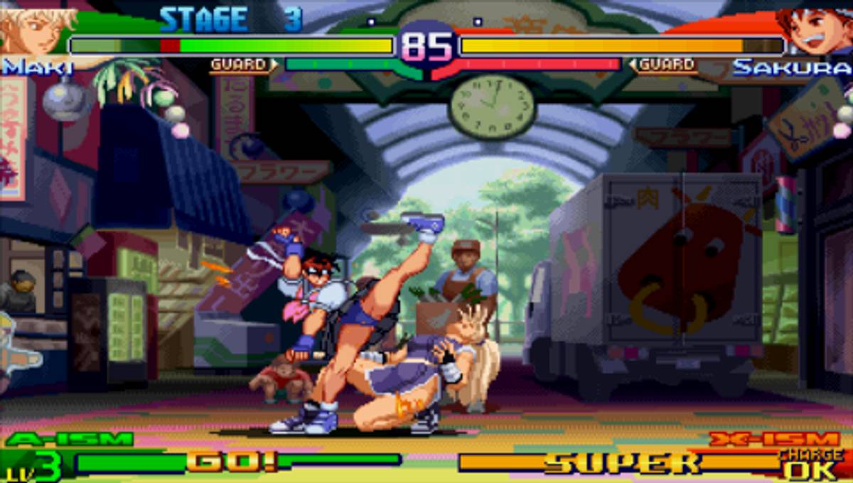 Street Fighter Alpha 3 MAX ISO - PSP screenshot 5