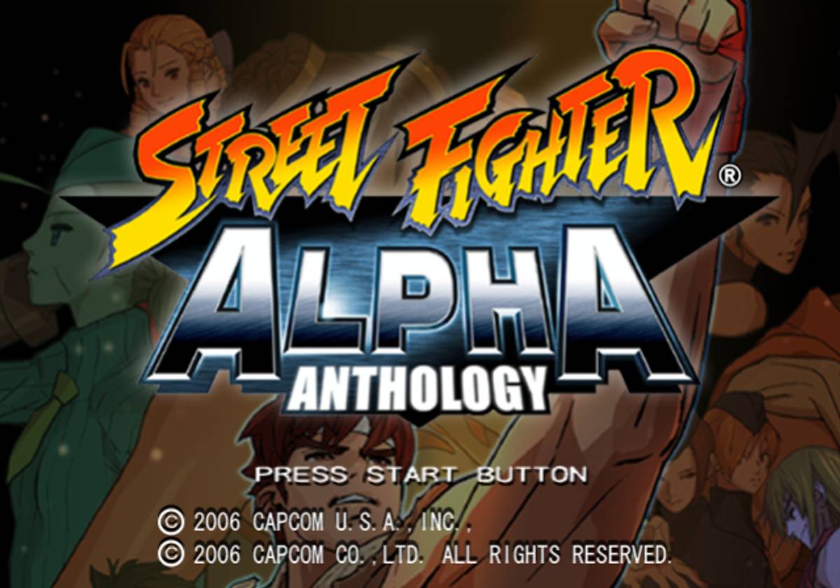 Street Fighter: Alpha - Anthology ISO - PS2 screenshot 1