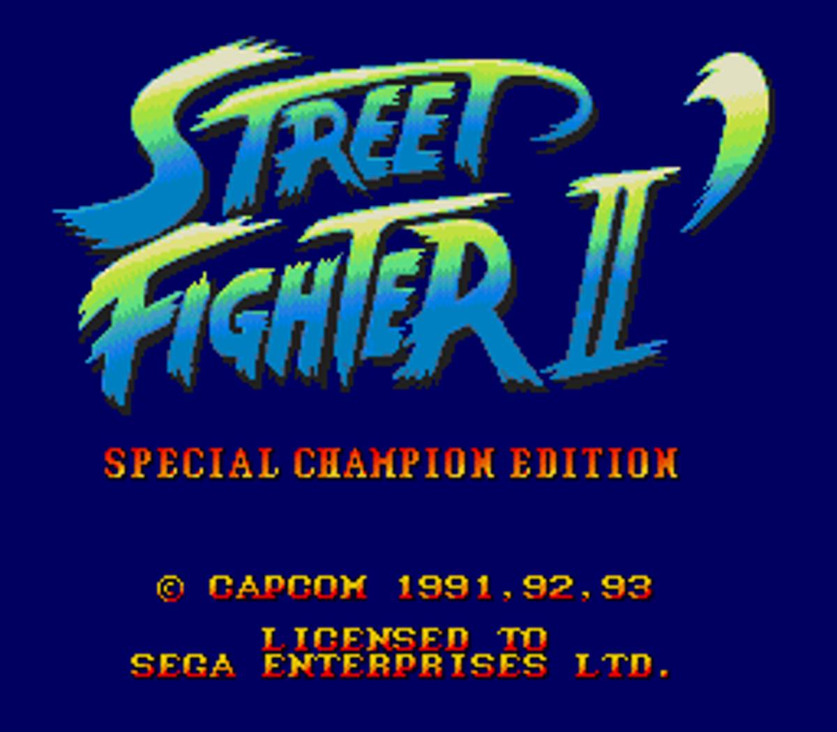 Street Fighter II: Champion Edition ROM - Genesis screenshot 2