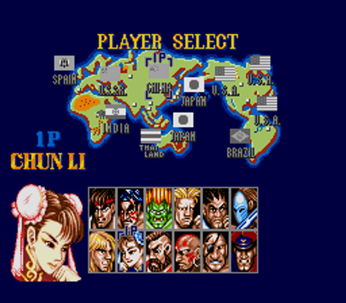 Street Fighter II: Champion Edition ROM - Genesis screenshot 3