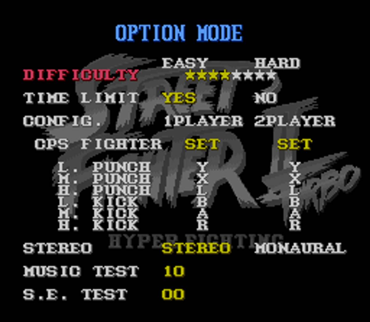 Street Fighter II Turbo ROM - SNES screenshot 2
