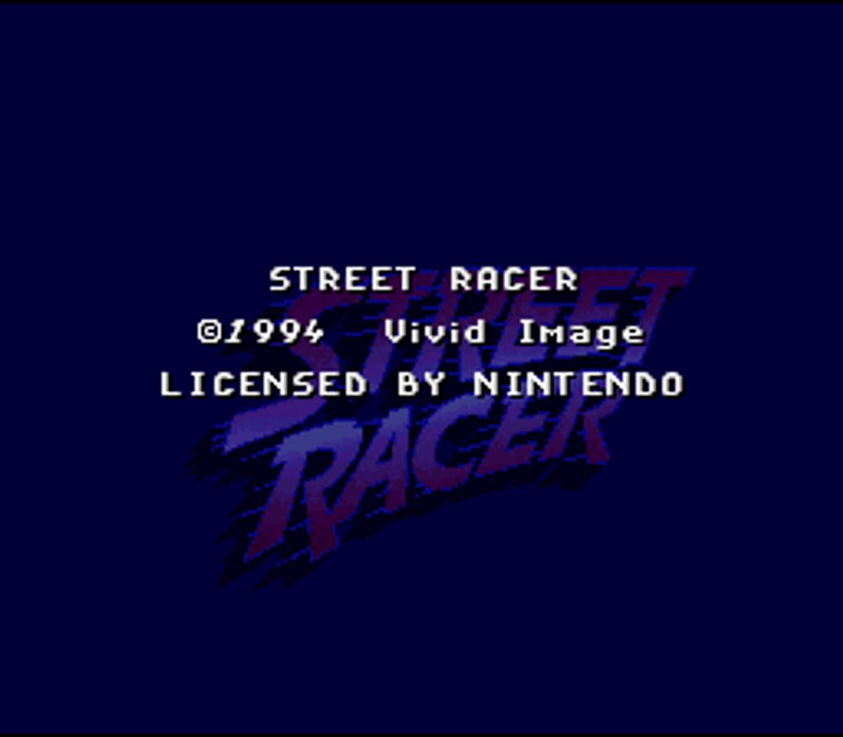 Street Racer ROM - SNES screenshot 1