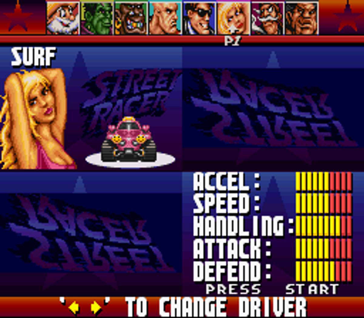 Street Racer ROM - SNES screenshot 5