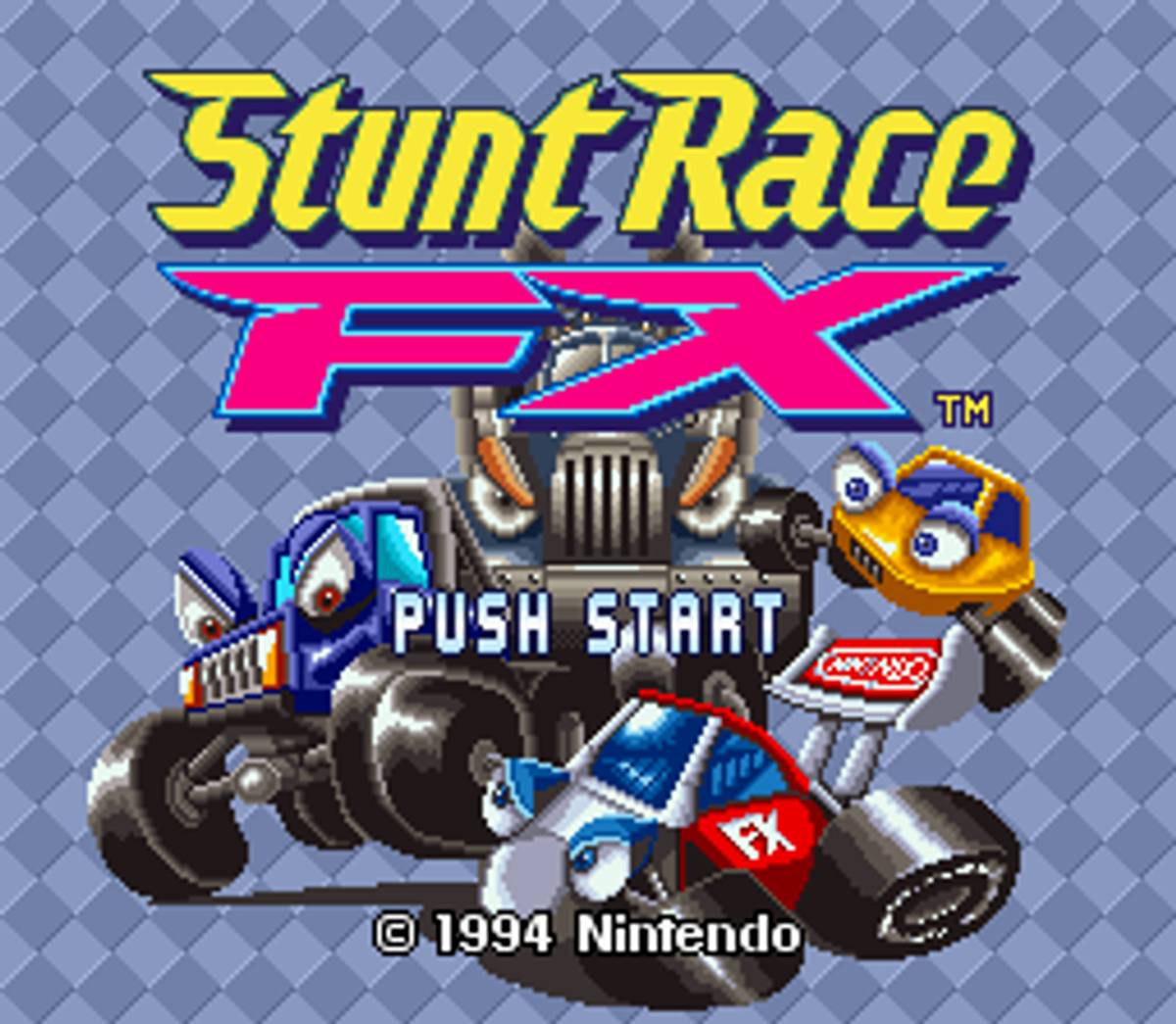 Stunt Race FX ROM - SNES screenshot 1