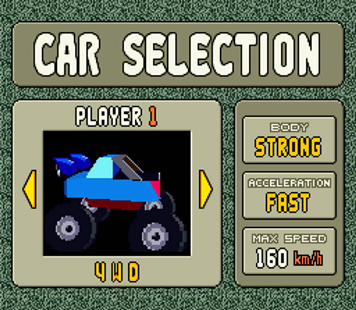 Stunt Race FX ROM - SNES screenshot 2