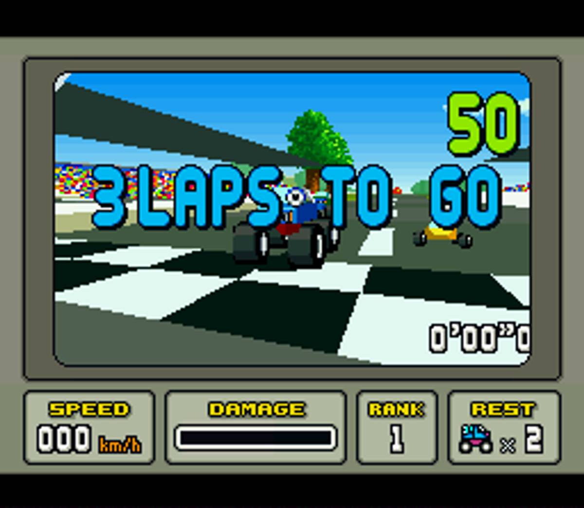 Stunt Race FX ROM - SNES screenshot 3