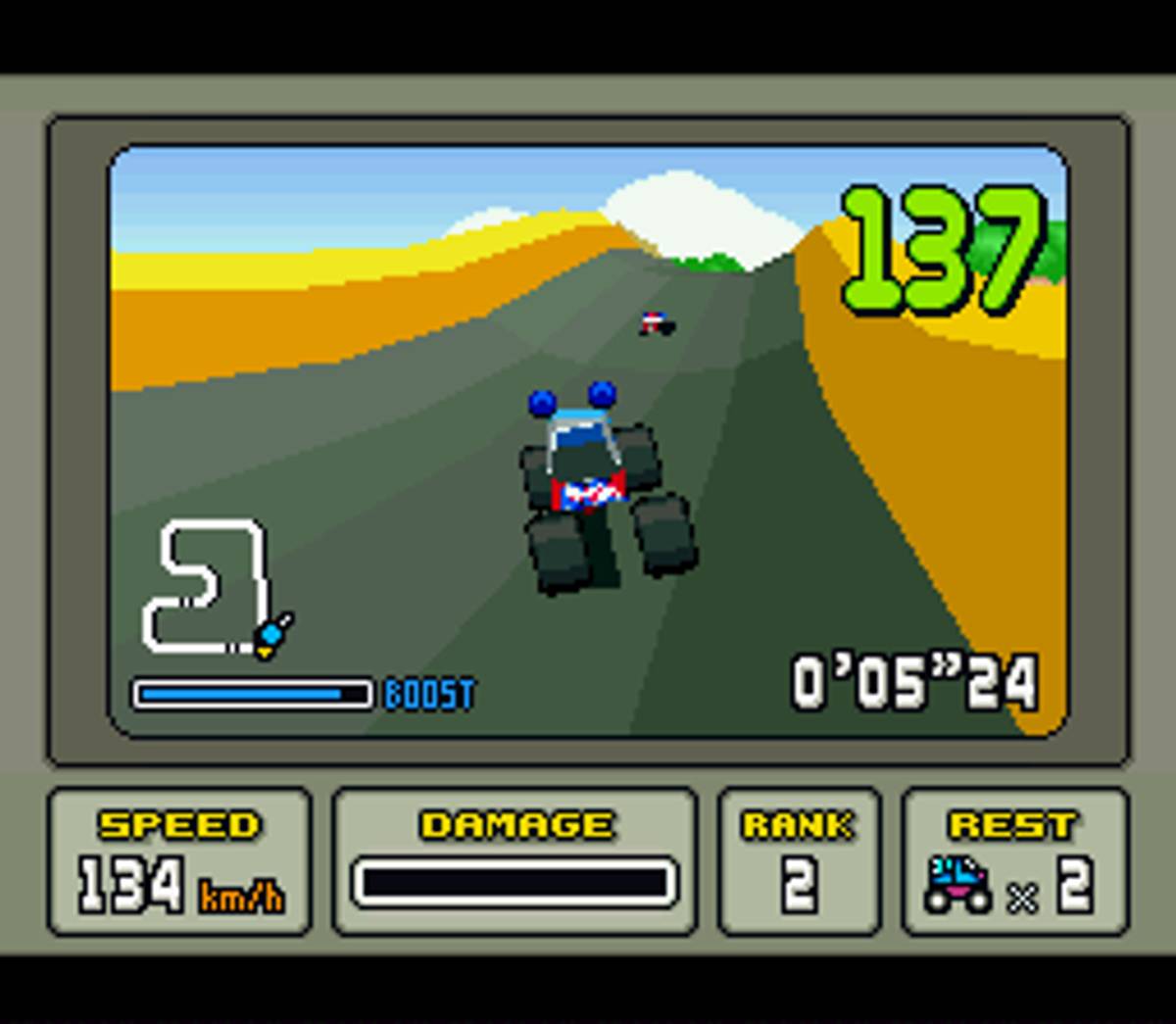 Stunt Race FX ROM - SNES screenshot 5