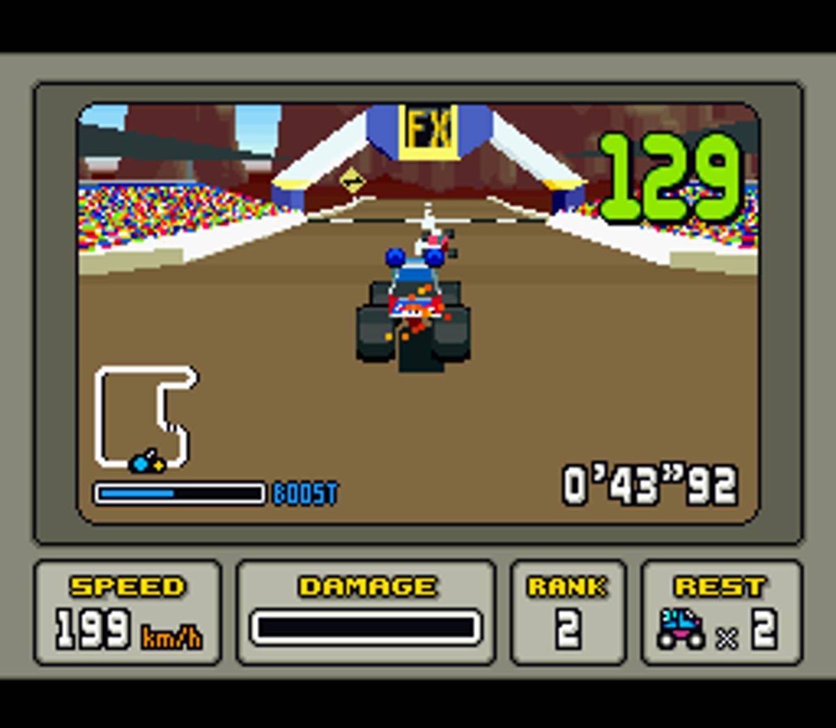 Stunt Race FX ROM - SNES screenshot 8
