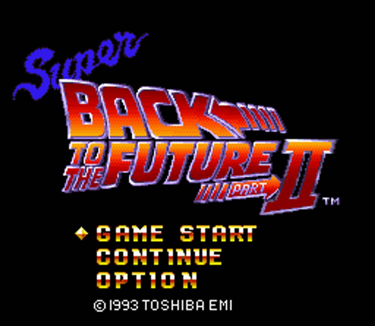 Super Back to the Future Part II ROM - SNES screenshot 1