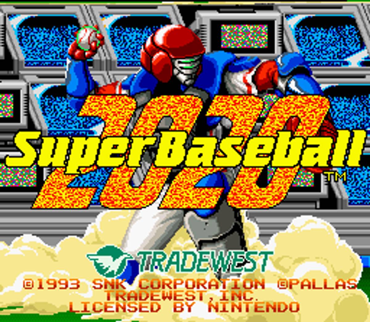 Super Baseball 2020 ROM - SNES screenshot 1