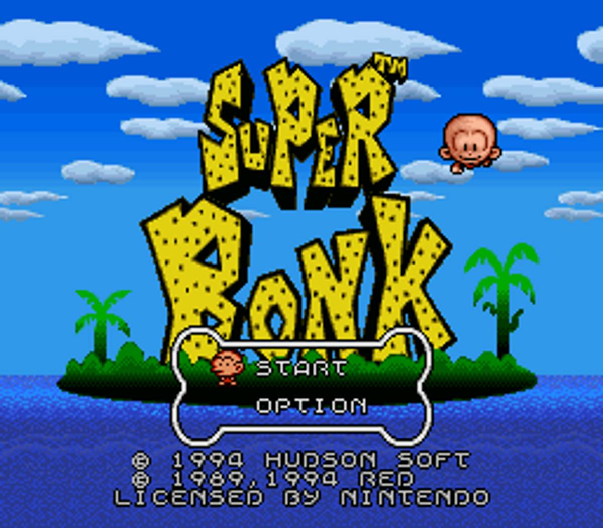 Super Bonk ROM - SNES screenshot 1