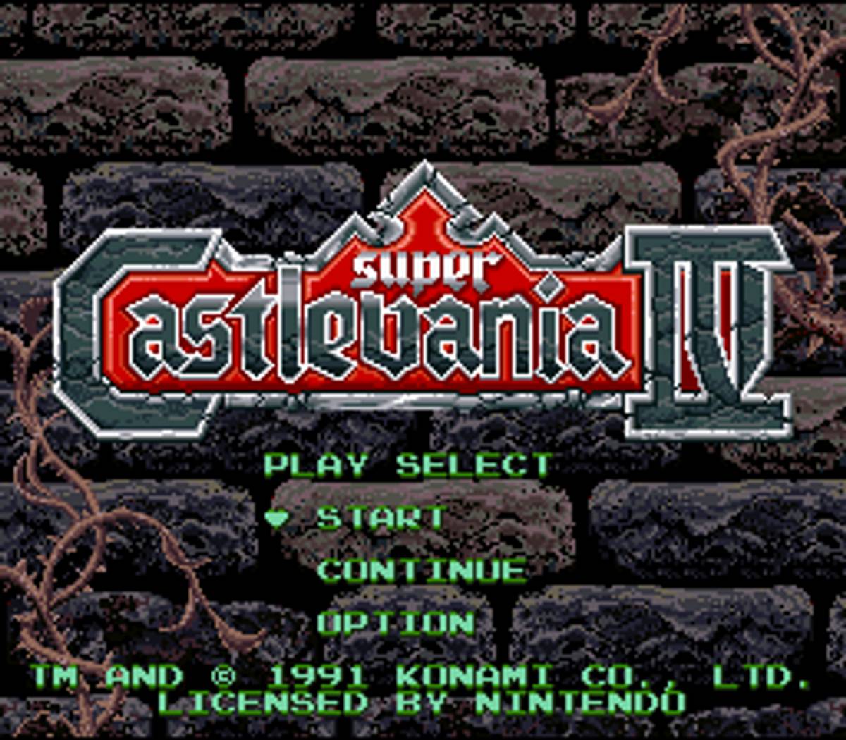 Super Castlevania IV ROM - SNES screenshot 1