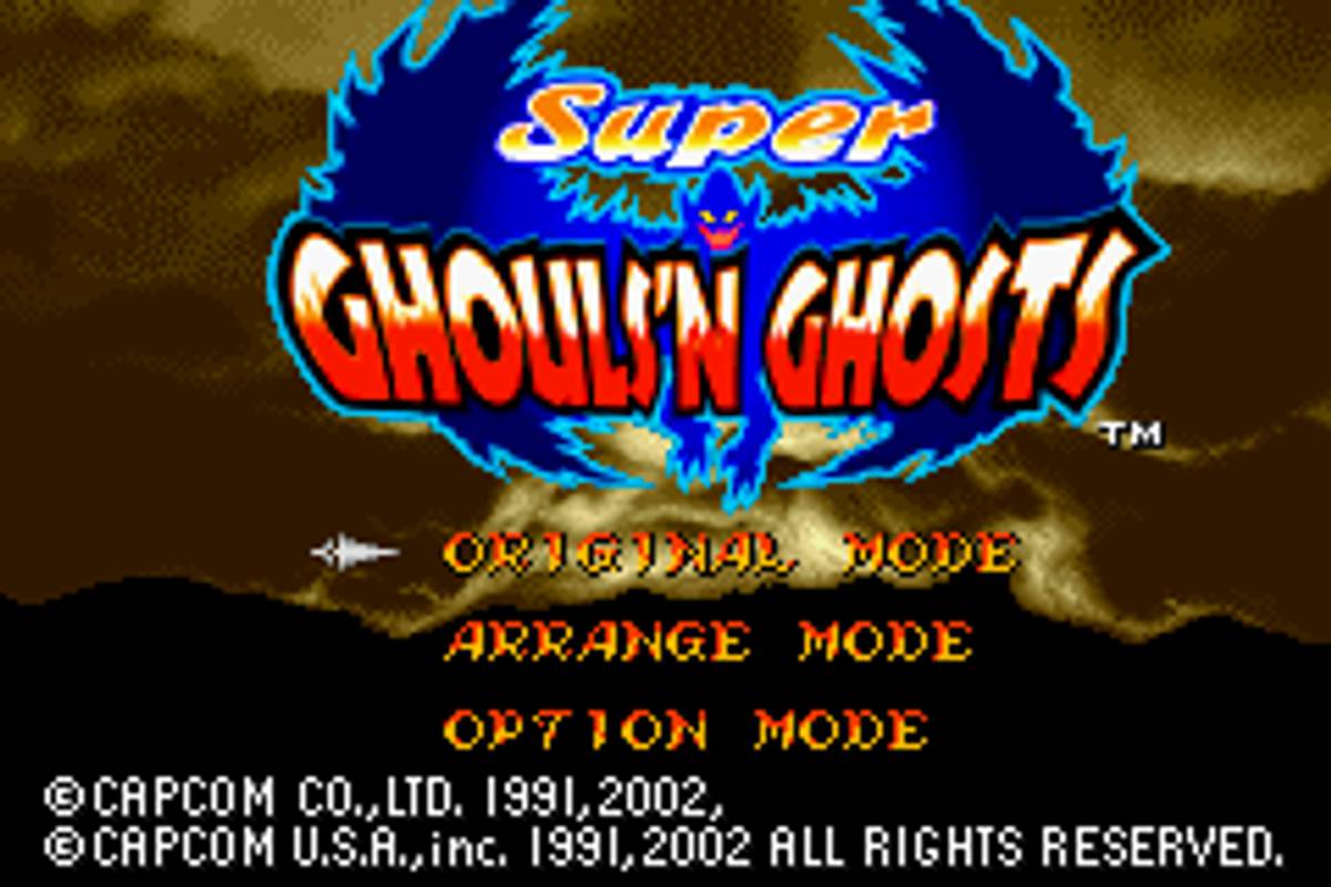 Super Ghouls 'N Ghosts ROM - GBA screenshot 1