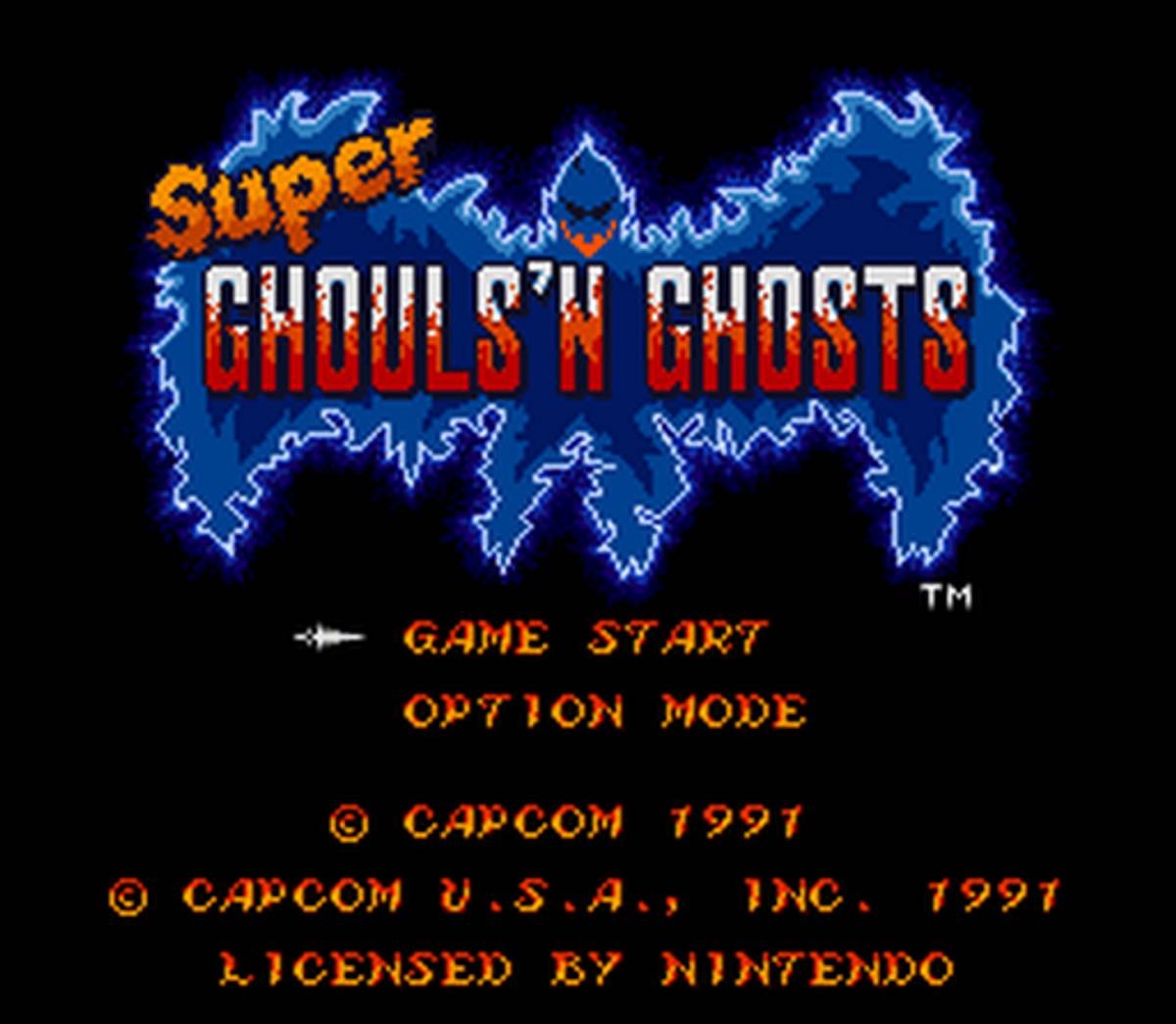 Super Ghouls 'N Ghosts ROM - SNES screenshot 1