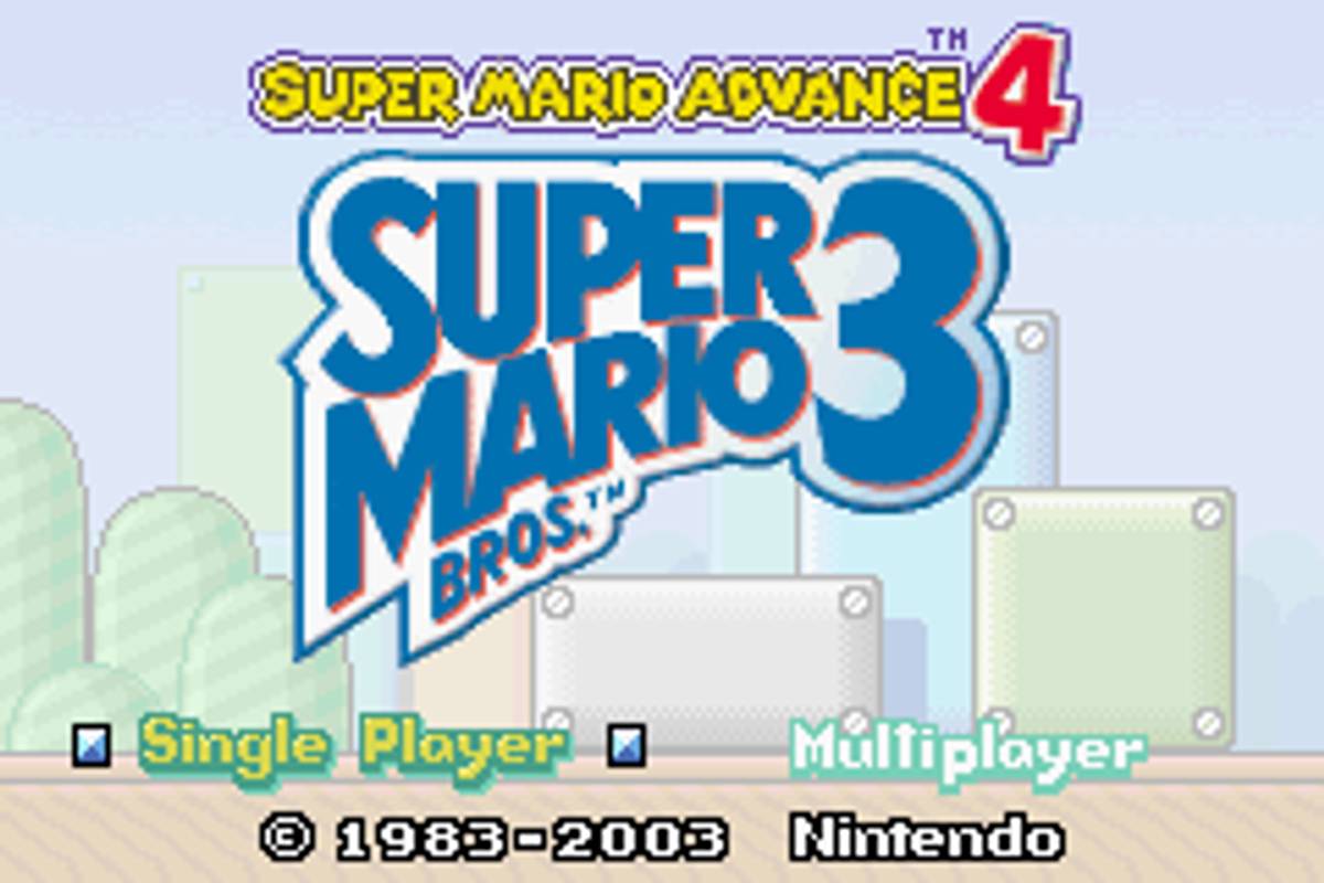 Super Mario Advance 4: Super Mario Bros. 3 ROM - GBA screenshot 2