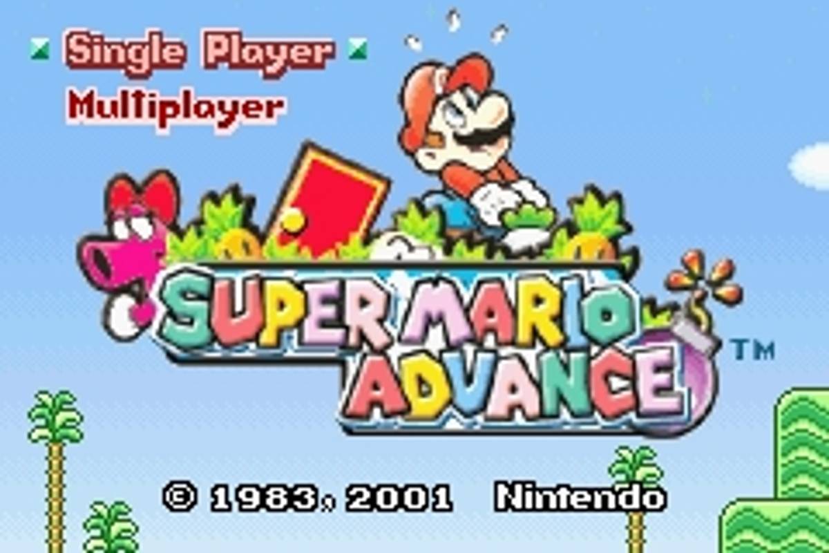 Super Mario Advance ROM - GBA screenshot 1