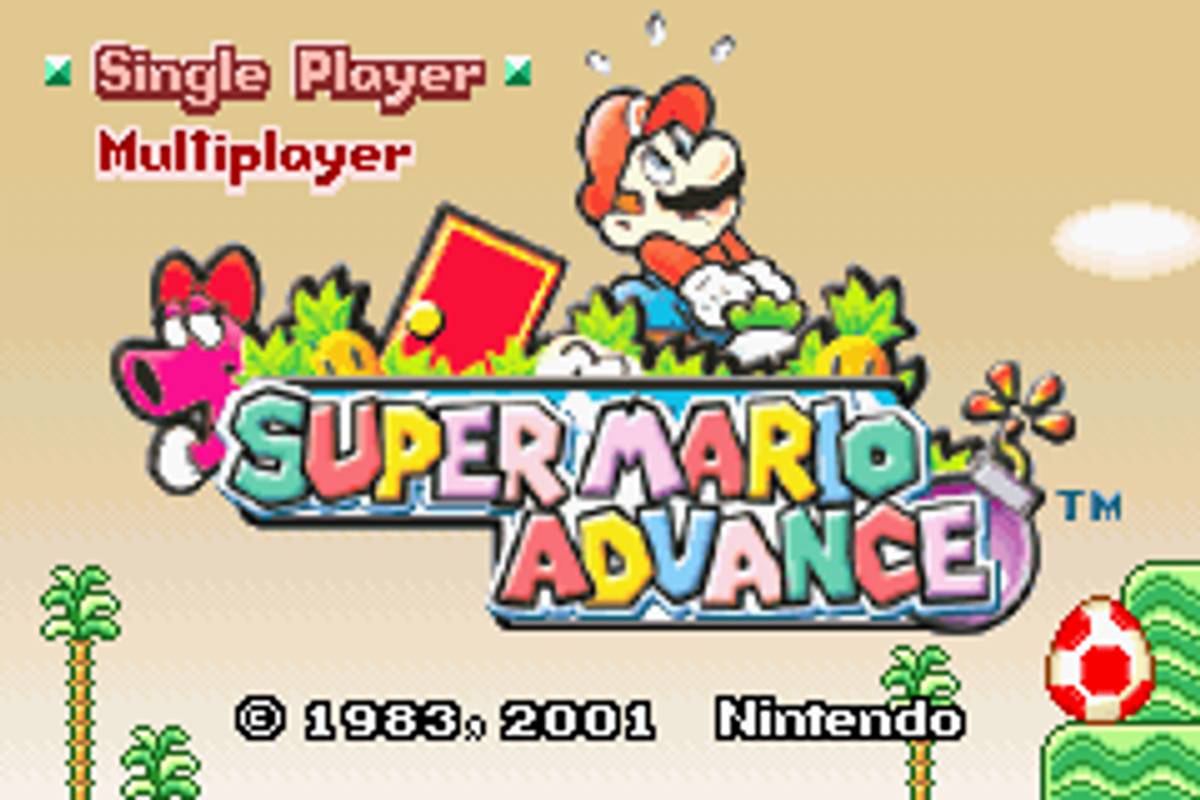 Super Mario Advance ROM - GBA screenshot 2