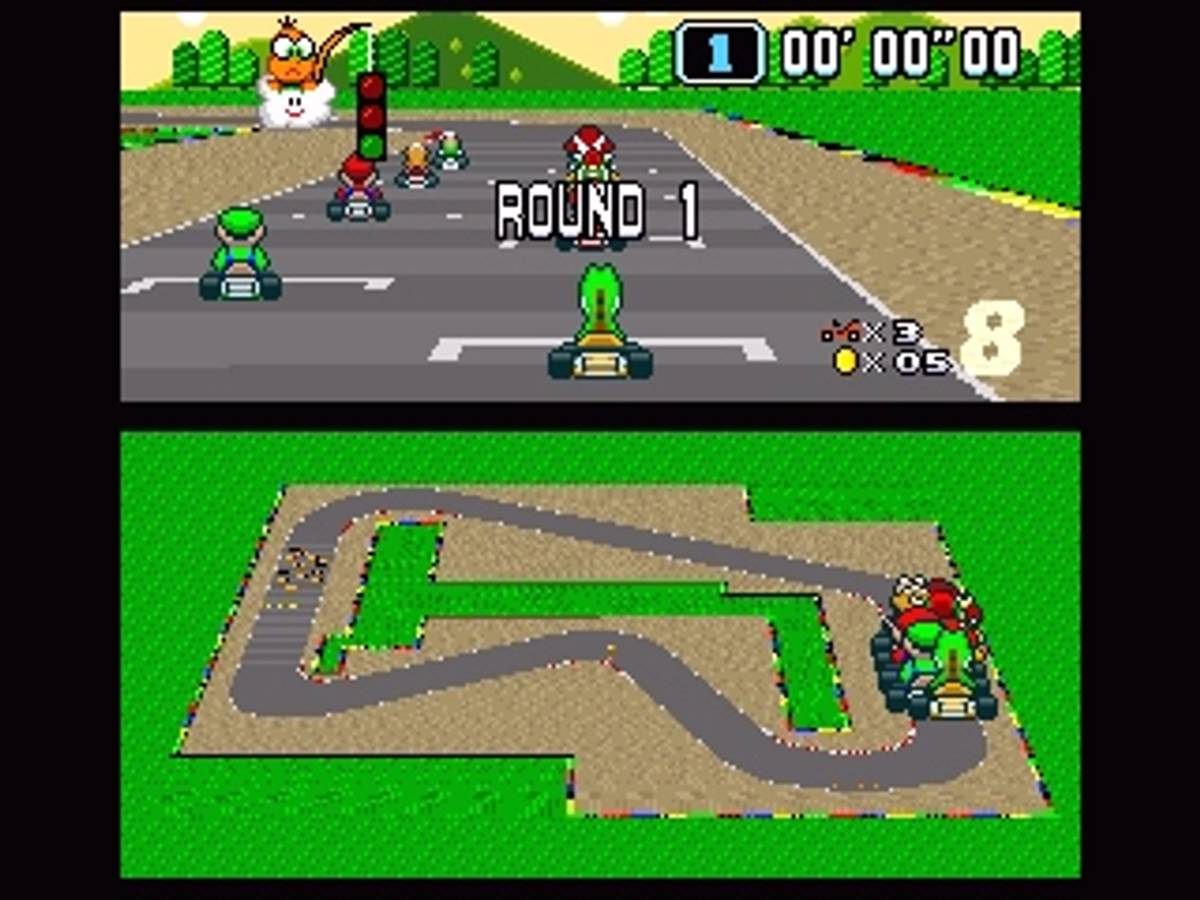 Super Mario Kart ROM - SNES screenshot 4
