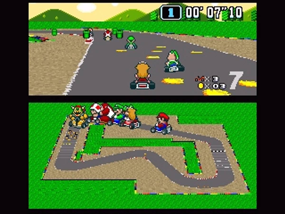 Super Mario Kart ROM - SNES screenshot 5