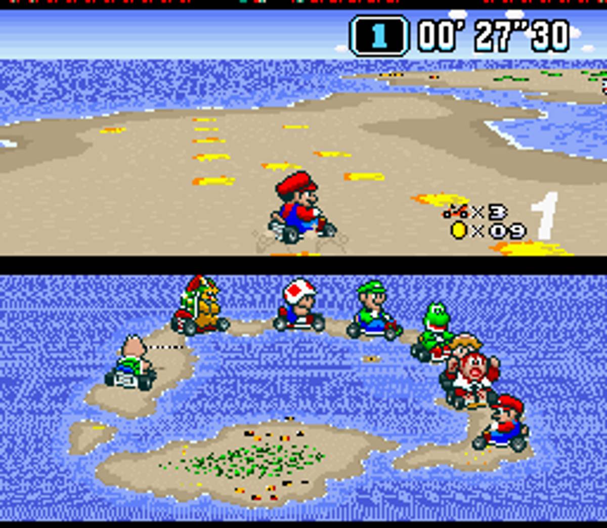 Super Mario Kart ROM - SNES screenshot 8