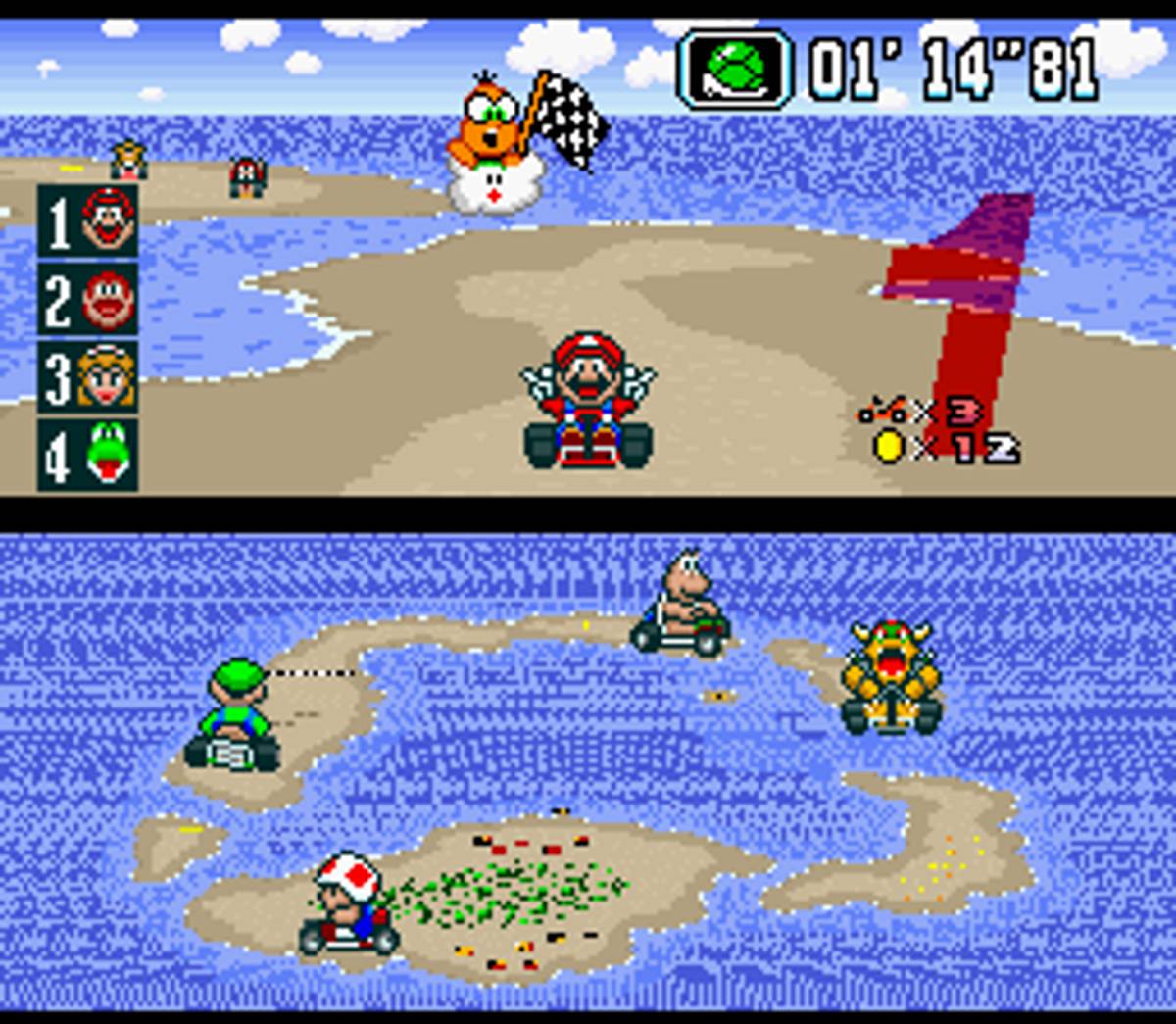 Super Mario Kart ROM - SNES screenshot 9