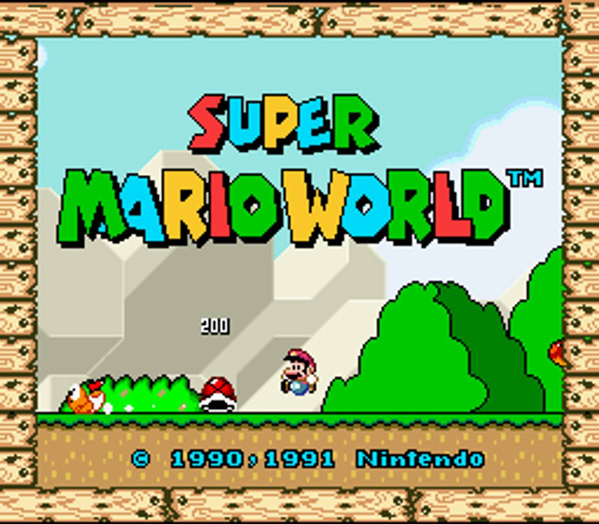 Super Mario World ROM - SNES screenshot 1