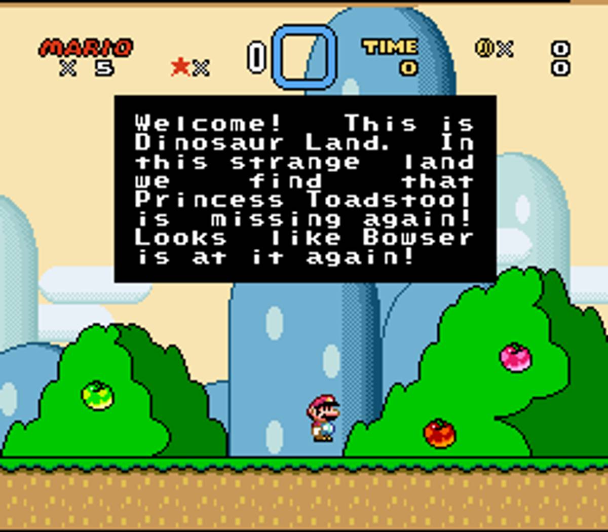 Super Mario World ROM - SNES screenshot 2