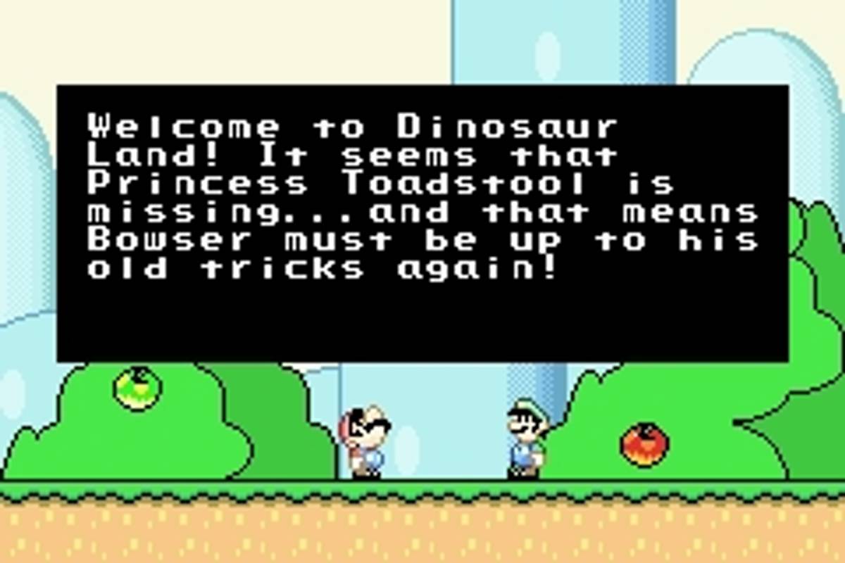 Super Mario World: Super Mario Advance 2 ROM - GBA screenshot 2