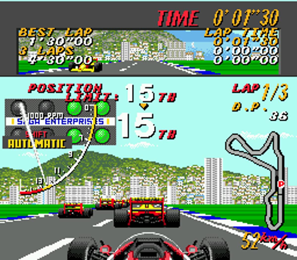 Super Monaco GP ROM - Genesis screenshot 3