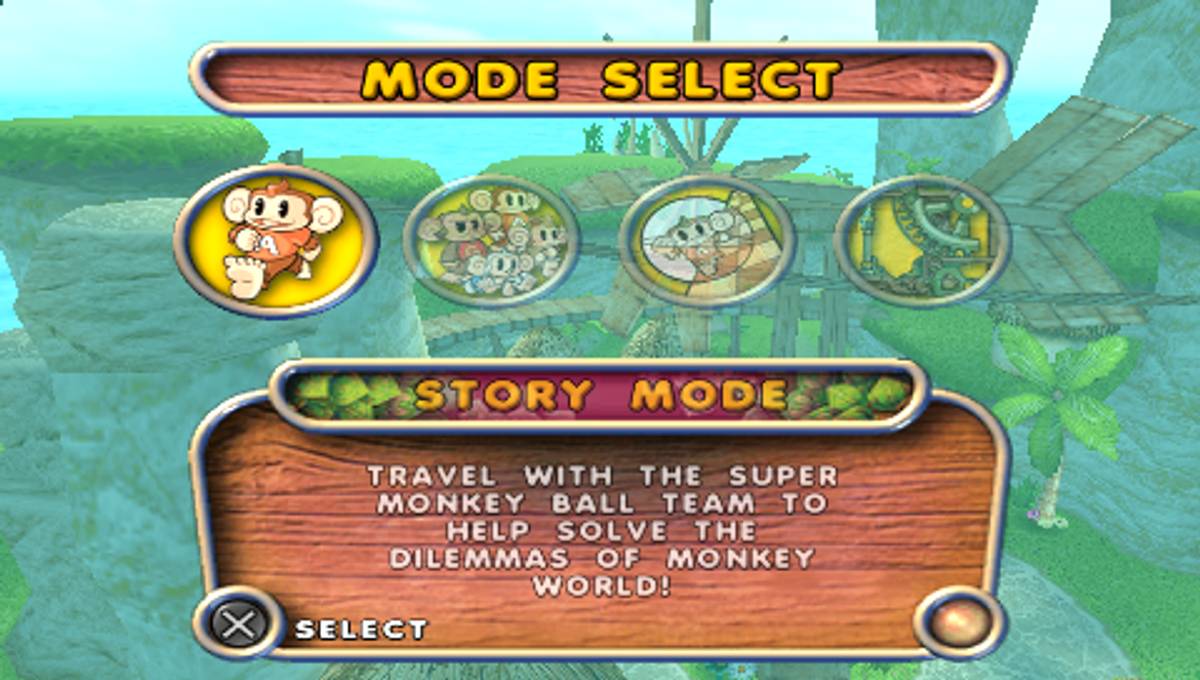 Super Monkey Ball Adventure ISO - PSP screenshot 2