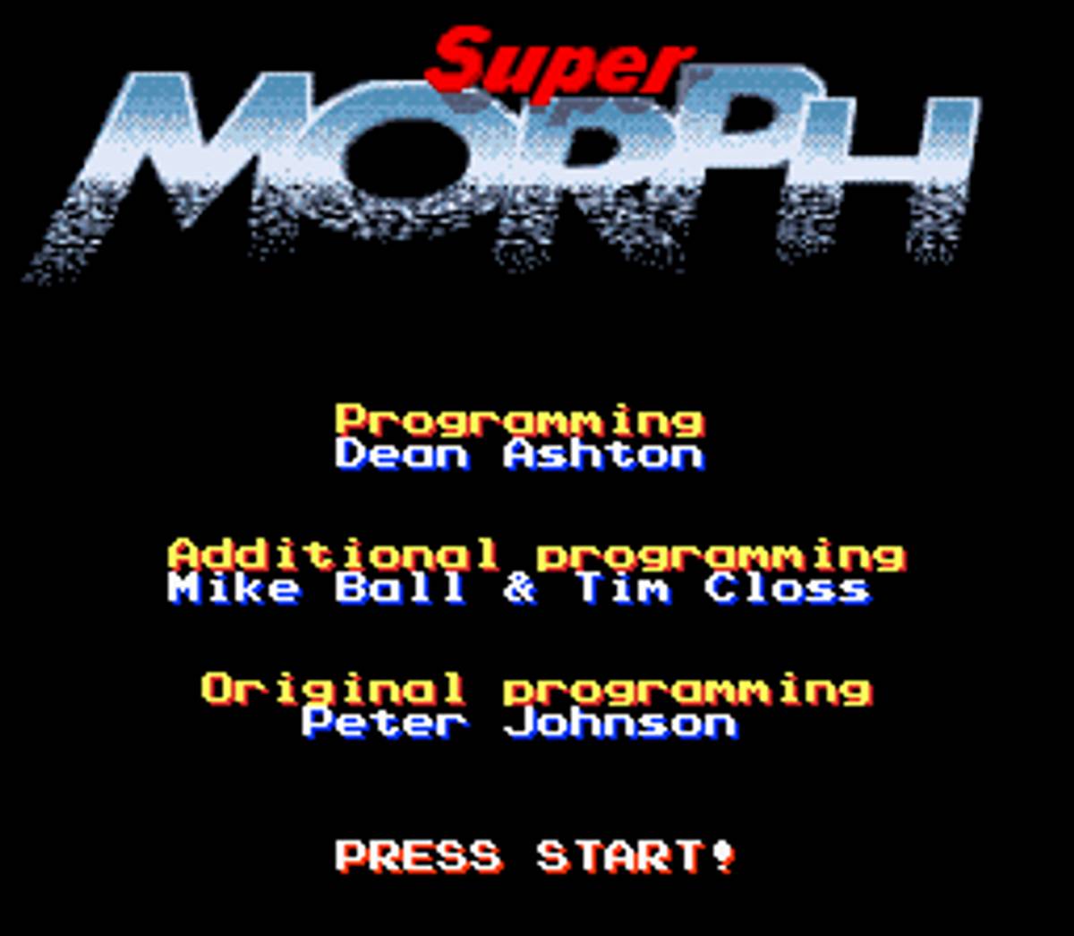 Super Morph ROM - SNES screenshot 1