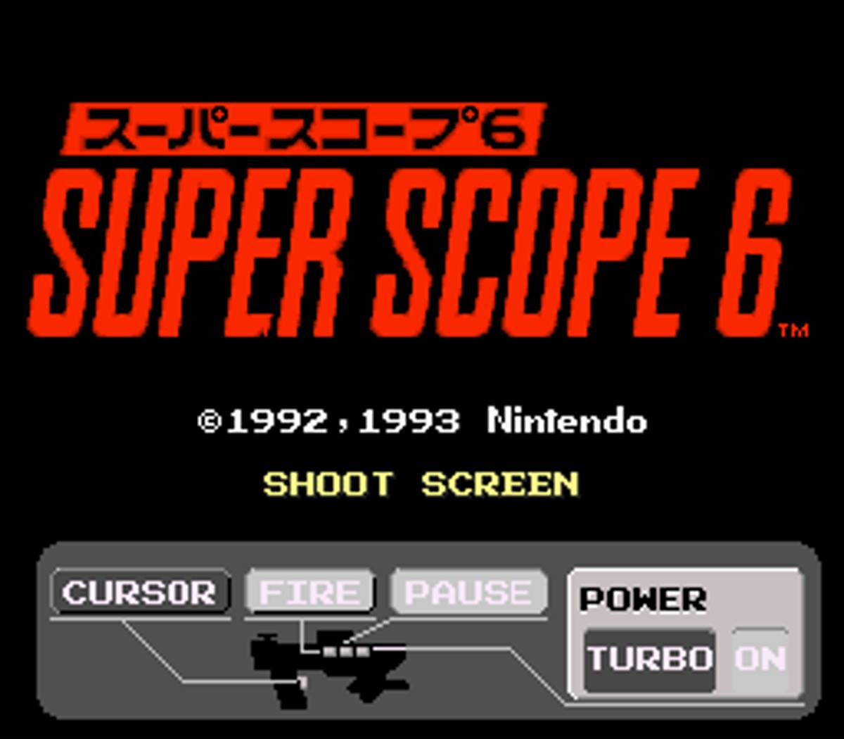 Super NES Super Scope 6 ROM - SNES screenshot 3