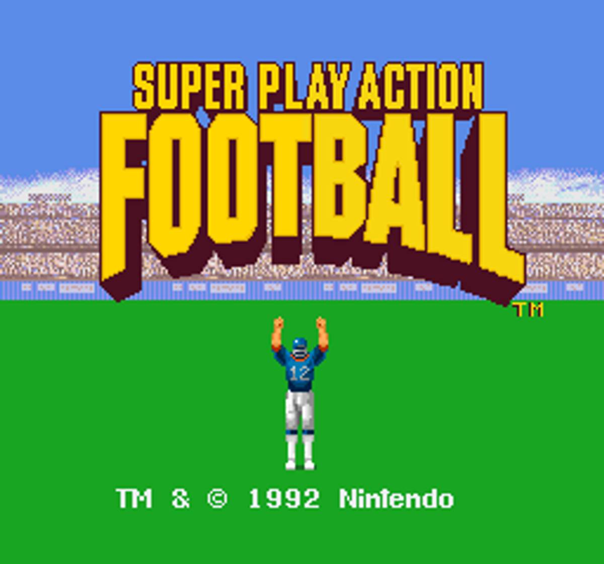 Super Play Action Football ROM - SNES screenshot 1
