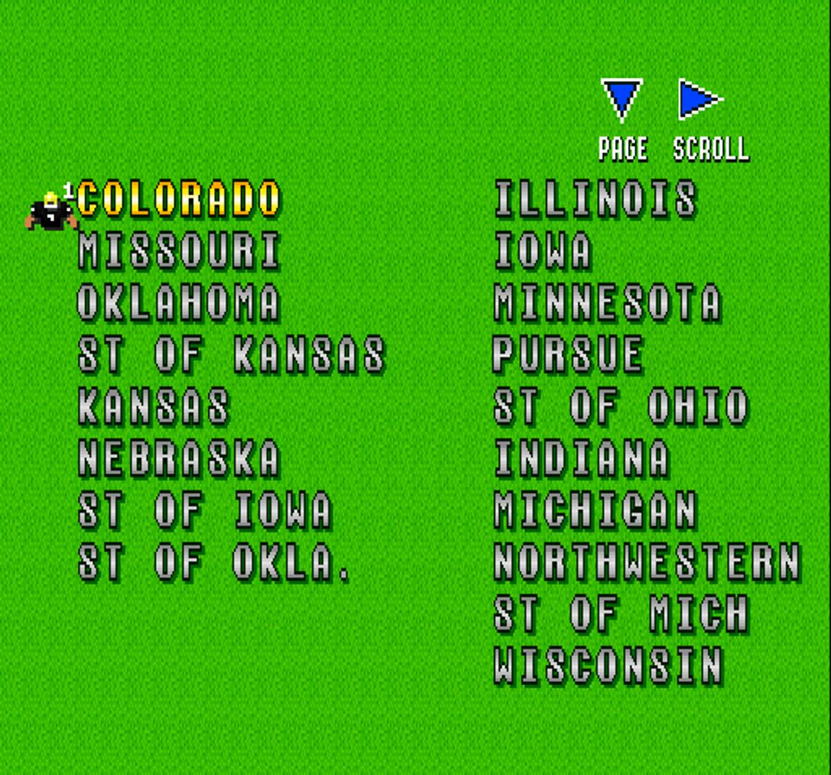 Super Play Action Football ROM - SNES screenshot 7