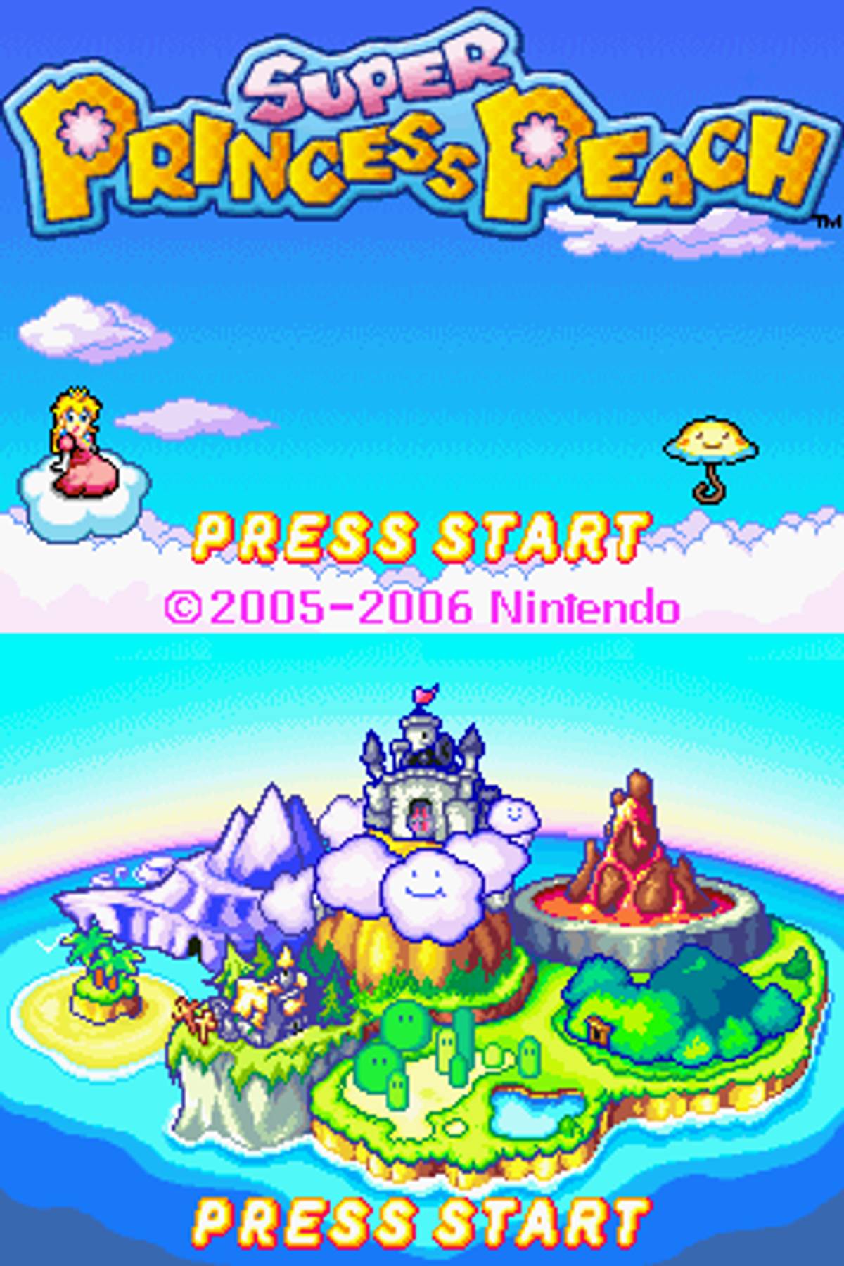 Super Princess Peach ROM - NDS screenshot 1