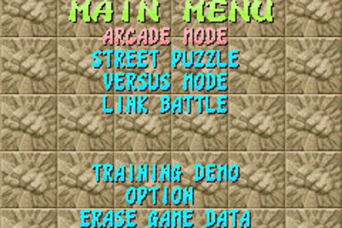Super Puzzle Fighter II ROM - GBA screenshot 2