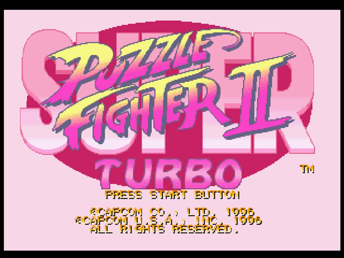 Super Puzzle Fighter II Turbo ISO - PS1 screenshot 1