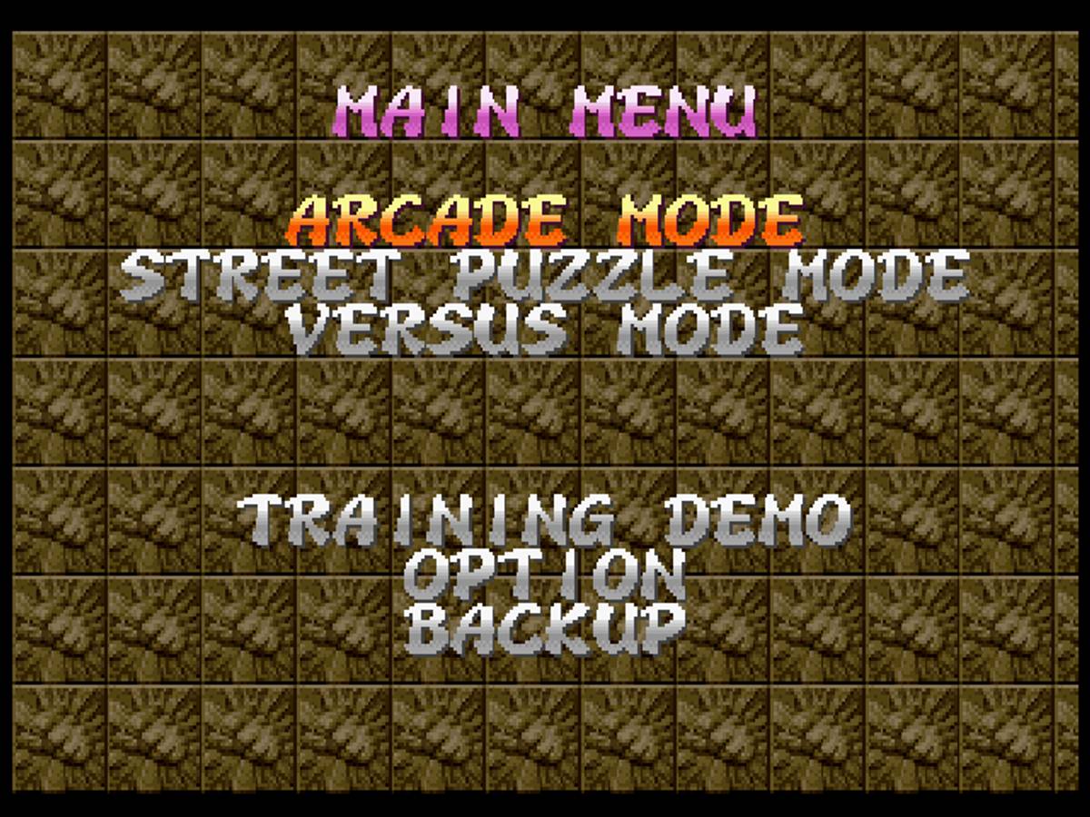 Super Puzzle Fighter II Turbo ISO - PS1 screenshot 2