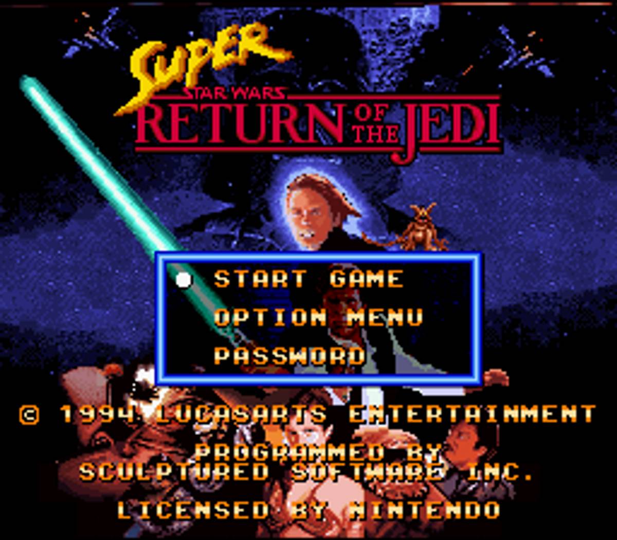 Super Star Wars: Return of the Jedi ROM - SNES screenshot 1