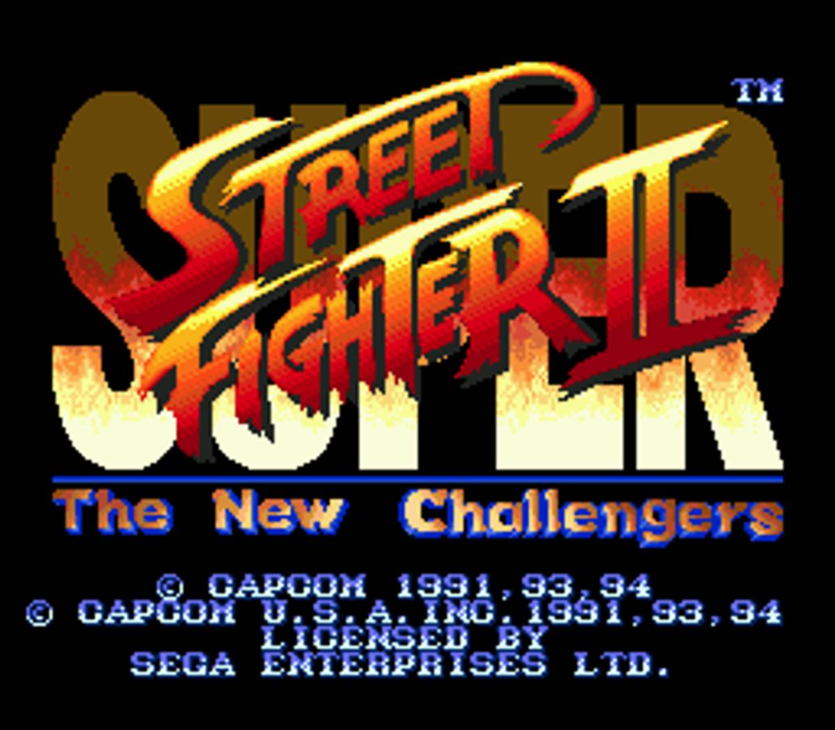 Super Street Fighter II ROM - Genesis screenshot 1
