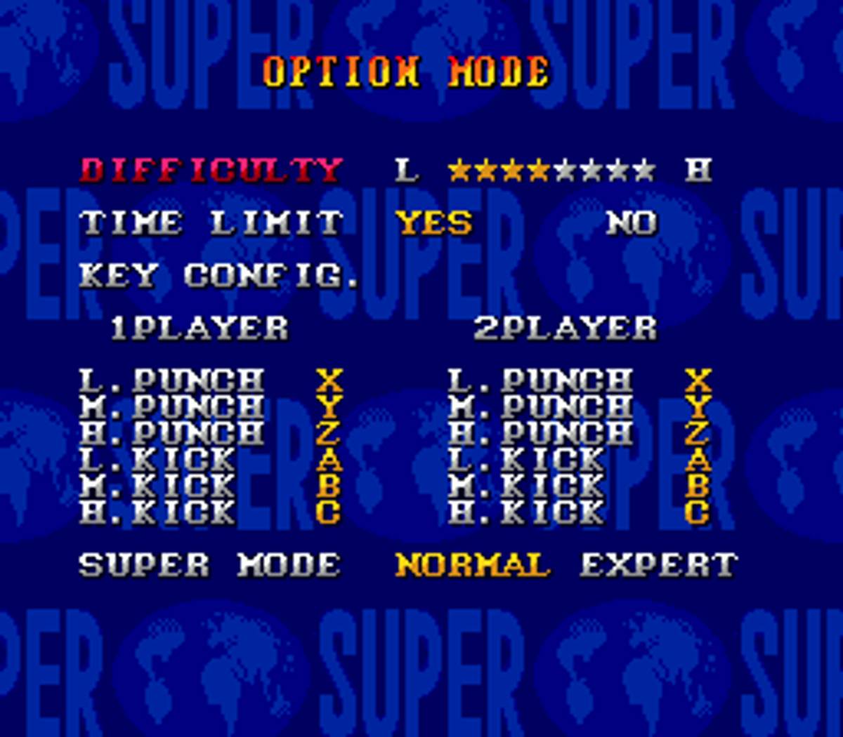 Super Street Fighter II ROM - Genesis screenshot 2