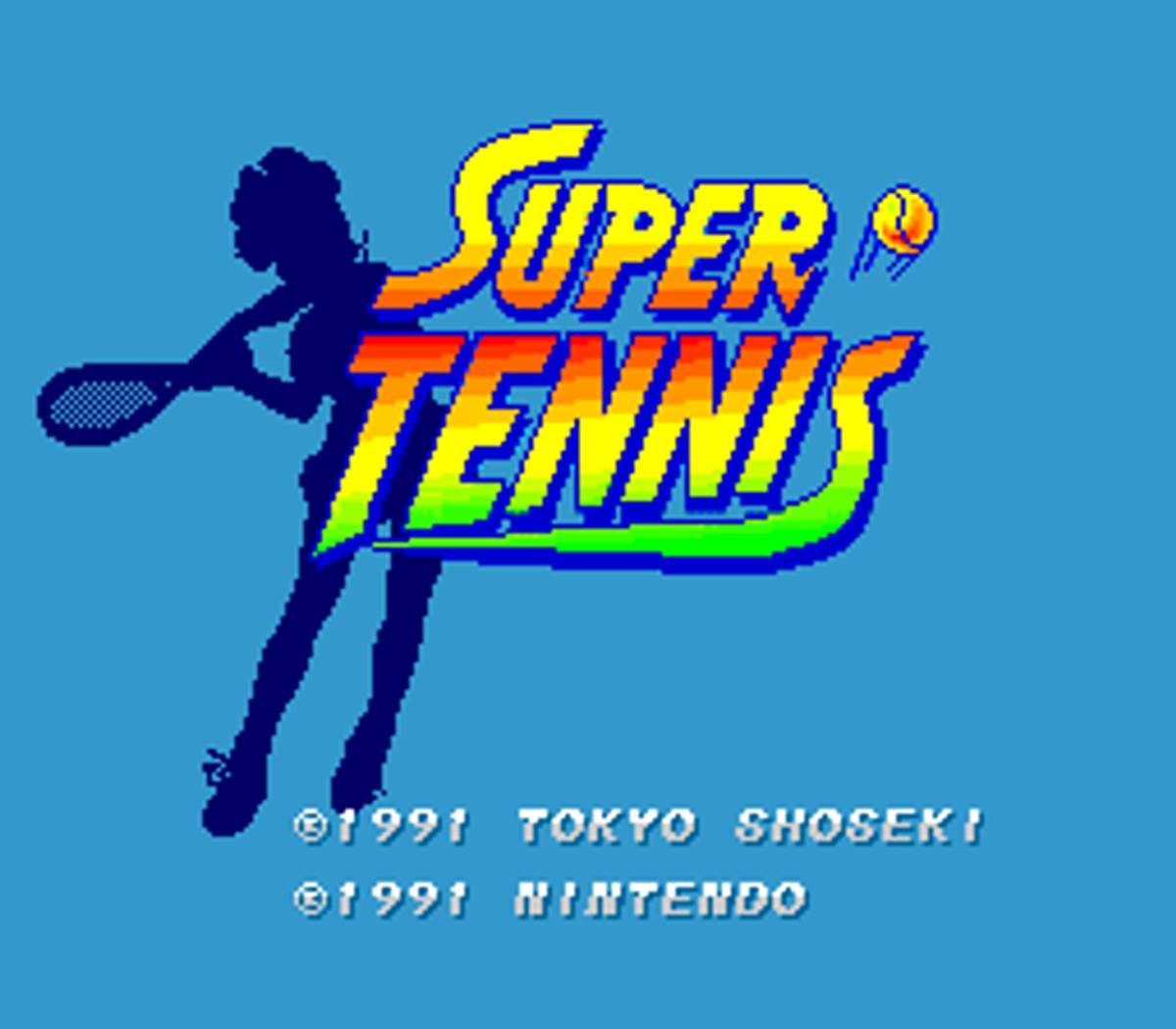 Super Tennis ROM - SNES screenshot 1