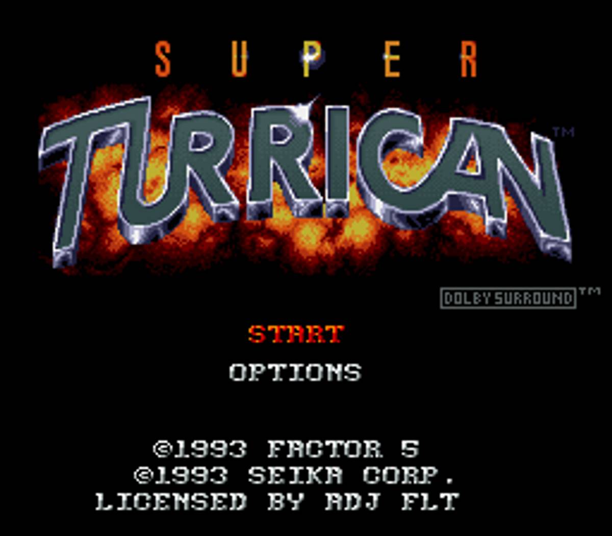 Super Turrican ROM - SNES screenshot 1