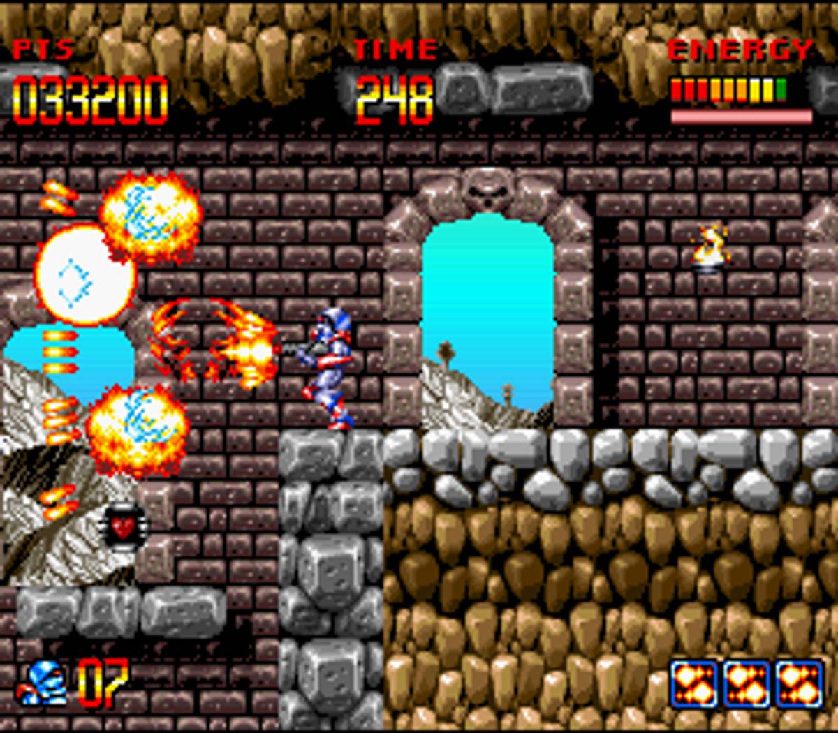 Super Turrican ROM - SNES screenshot 6