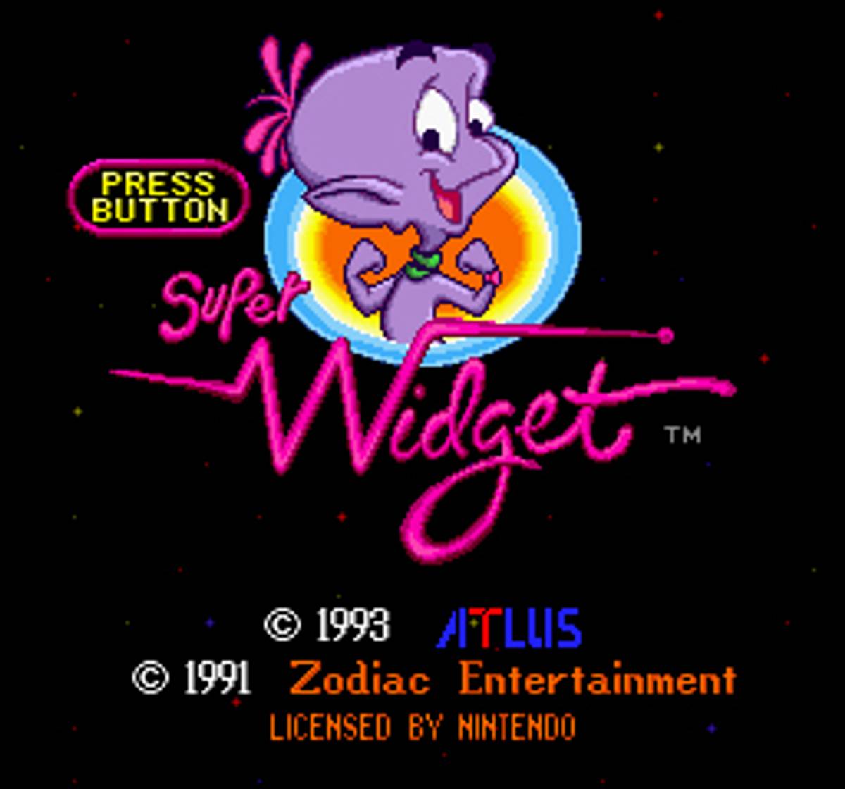 Super Widget ROM - SNES screenshot 1