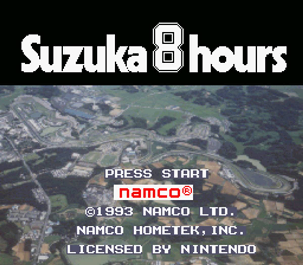 Suzuka 8 Hours ROM - SNES screenshot 2