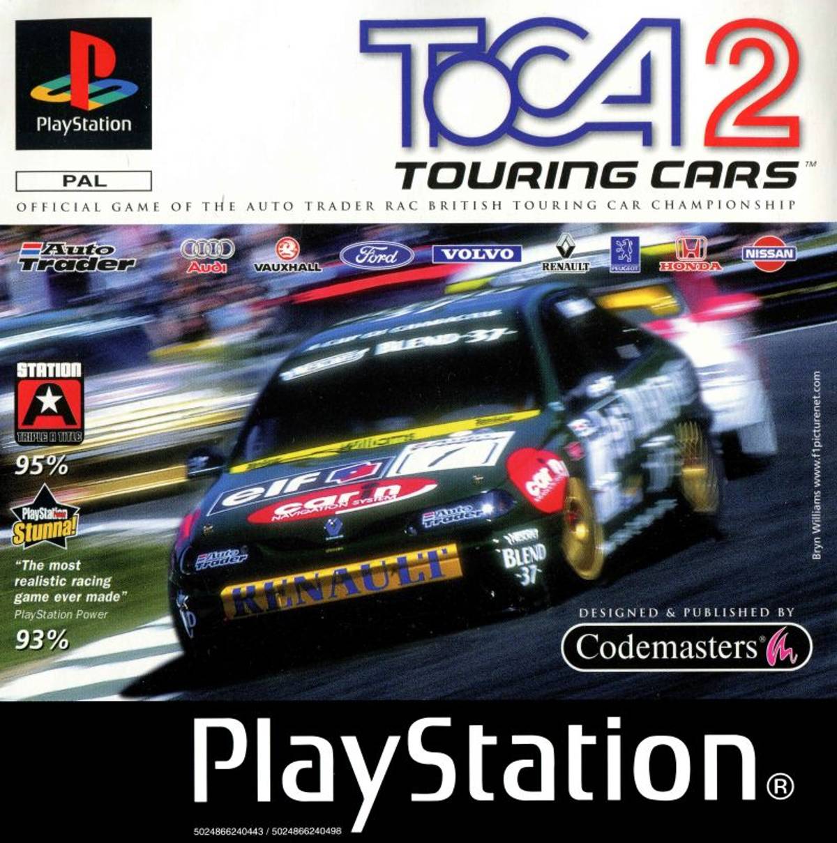 Download Torrent TOCA 2: Touring Car Challenge ISO – PS1