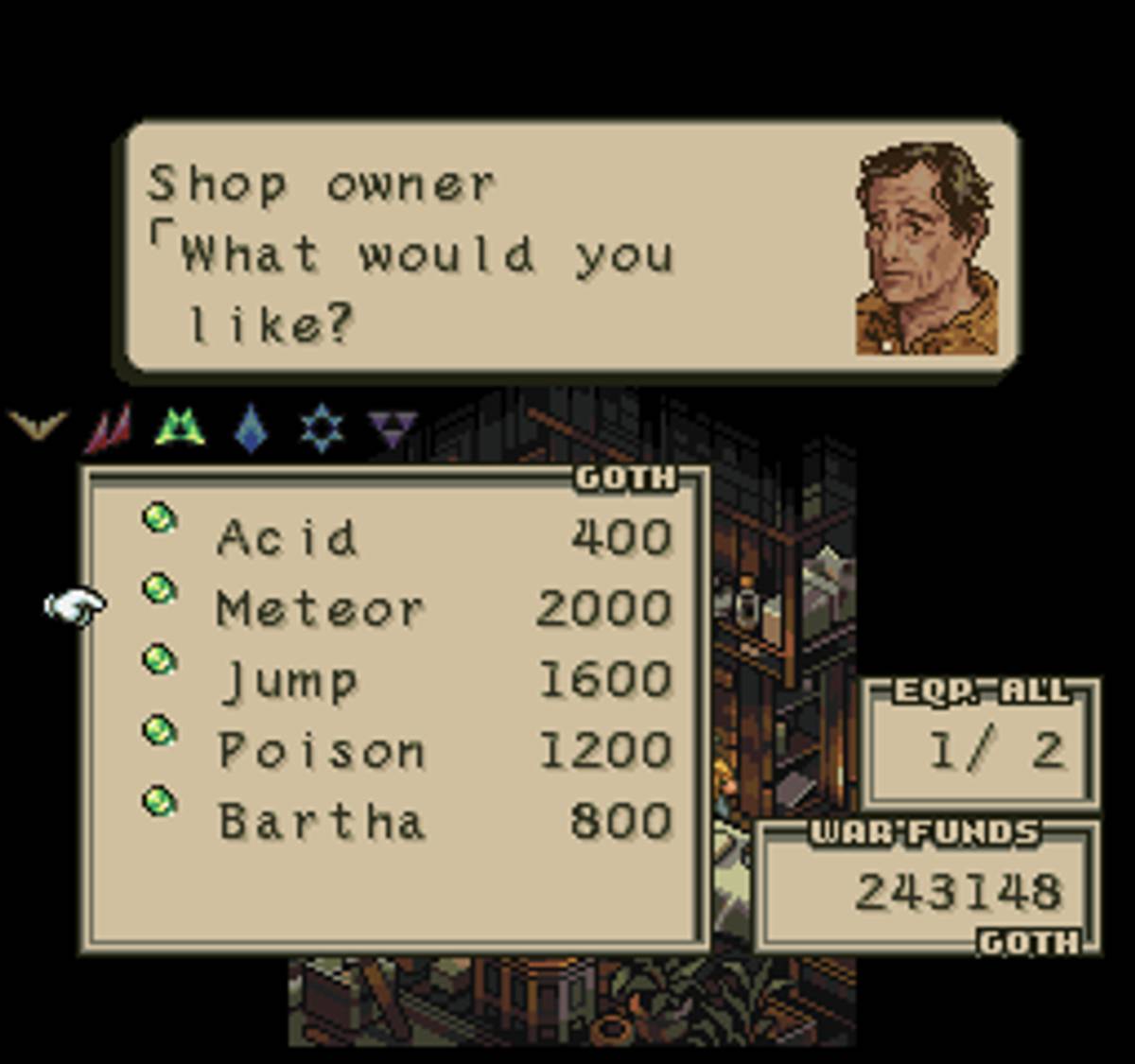 Tactics Ogre ISO - PS1 screenshot 9